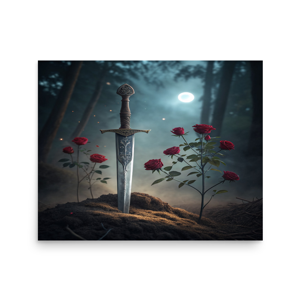 Drift's World Poster · Dagger and Roses