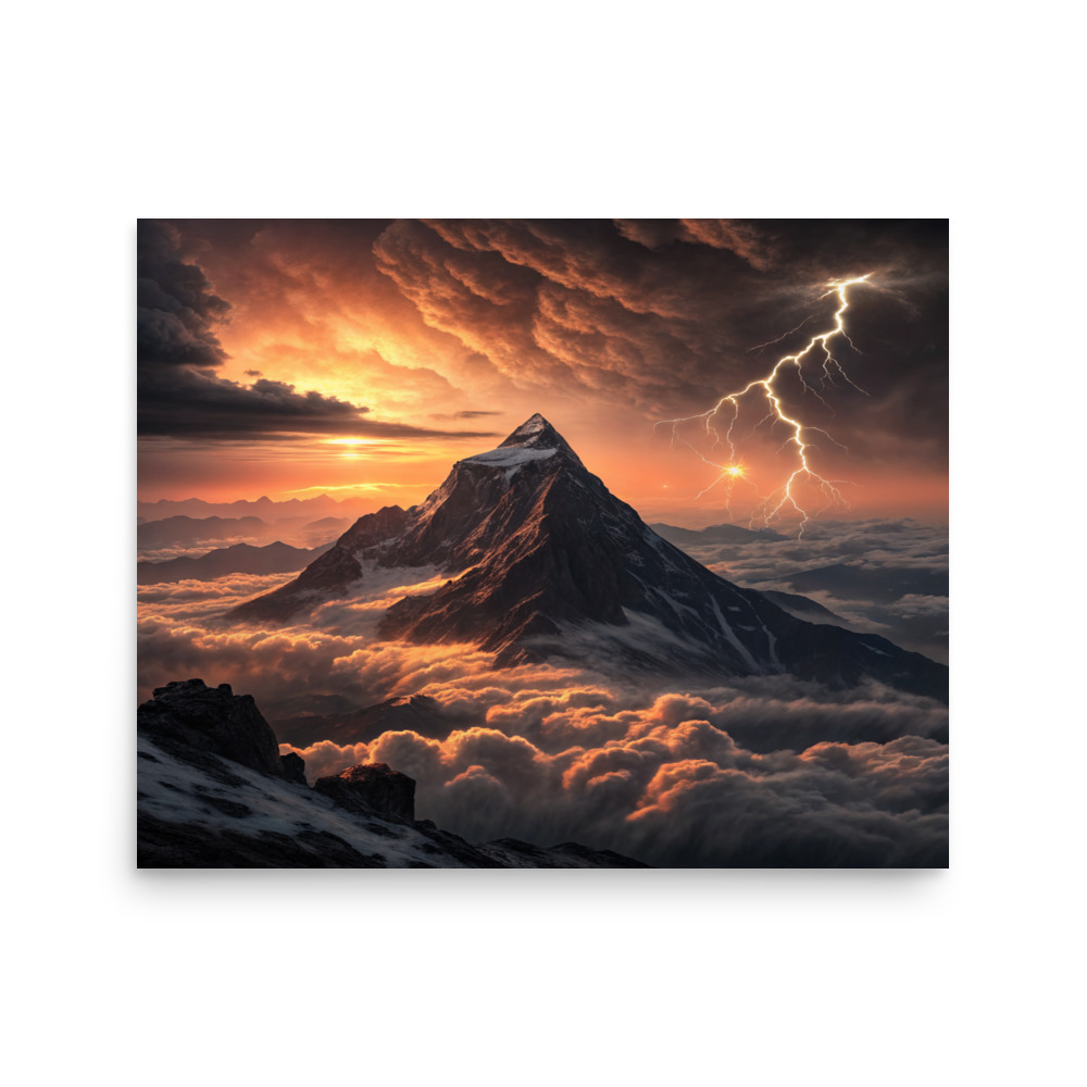 Drift's World Poster · The Lone Mountain — Storm Wall