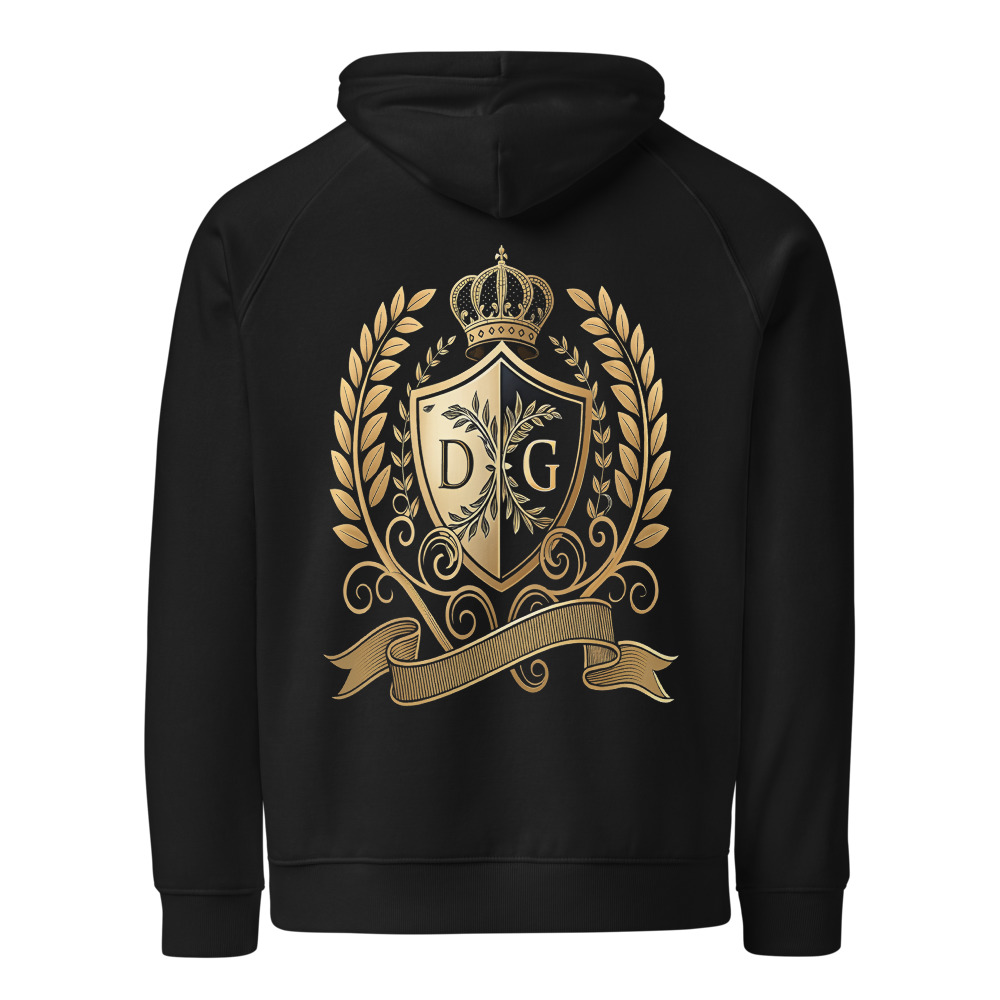DG Crest · Black hoodie · SOL'S 03568 Stellar Eco (premium)