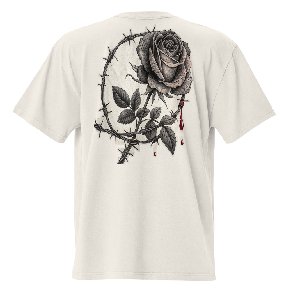Dark Rose Oversized T | Drift's World